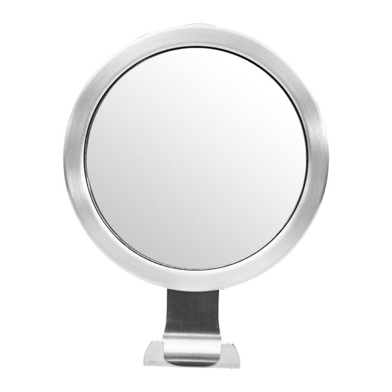 Bathroom Suction Cup Anti Fog Aluminum Alloy Hook Round Mirror