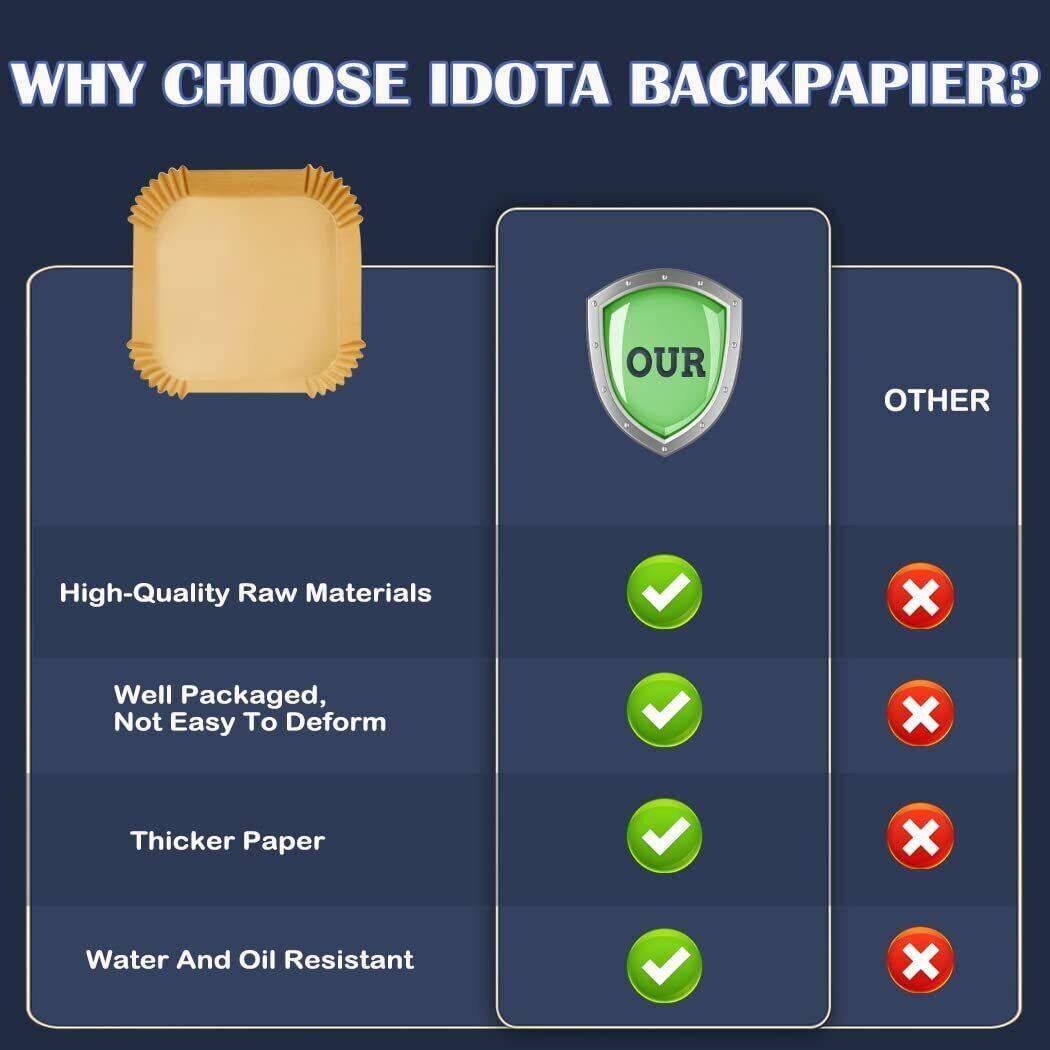 Baking Paper For Deep Fryer Air Fryer Grill Oven Air Fryer Liners