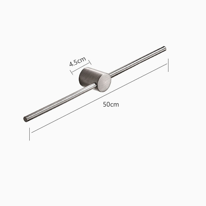 Bathroom Towel Rack Punch-free Bathroom Stainless Steel