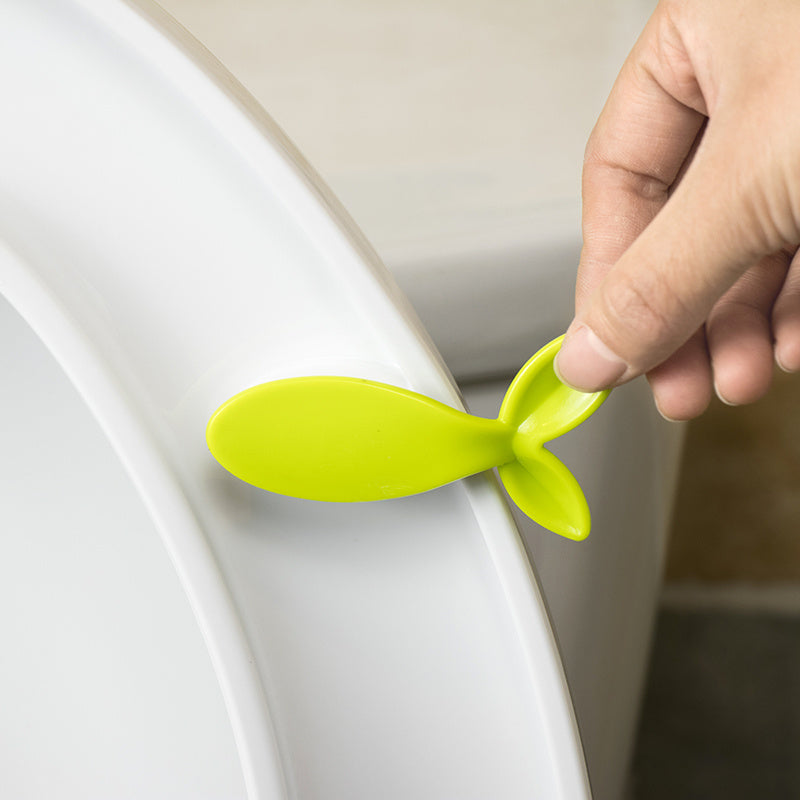 Leaf toilet lid lifter